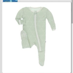 kickee pants onesie zip with grip footies